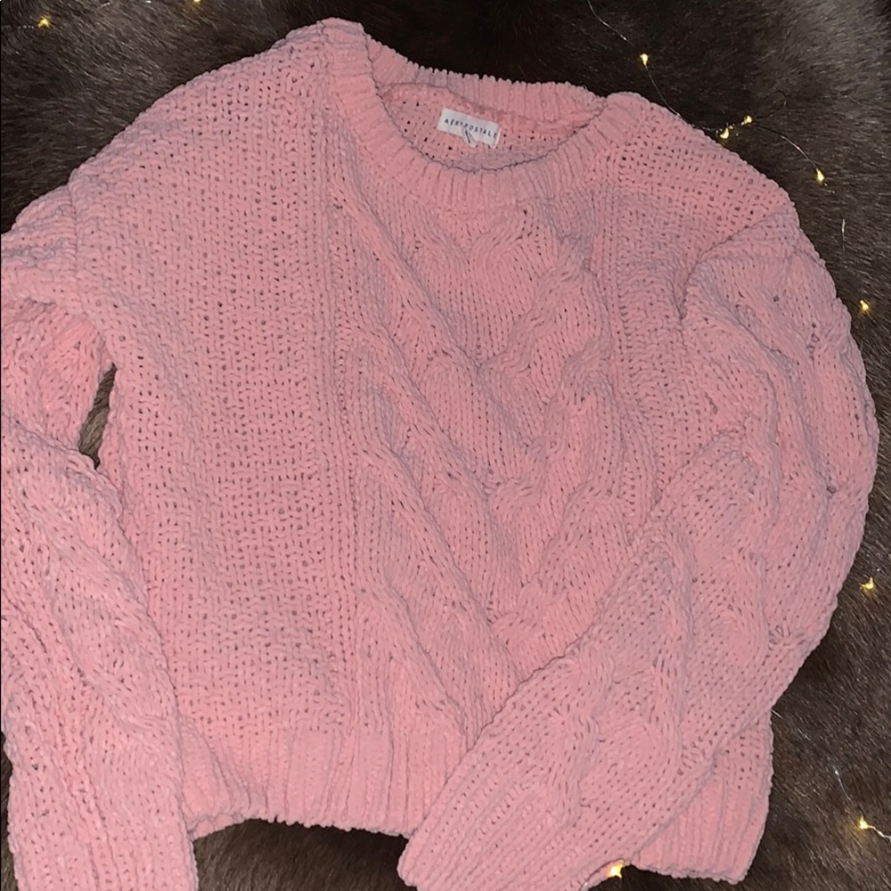 Fluffy Cable Knit sweater